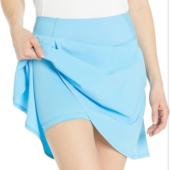 NWT Puma Milky Blue Power Shape Solid Woven Golf Athletic Skort Tennis - Picture 5 of 16